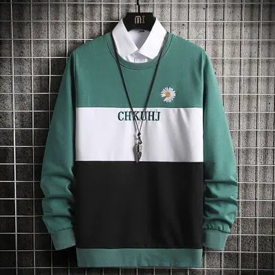 ALPHADESIGN SWEATER KOMBINASI  4 WARNA ESKLUSIF JUMBO SMPAI UKURAN 7XL BB 170KG Urbane Pas Hoodies & Sweaters lats  pullover 0
