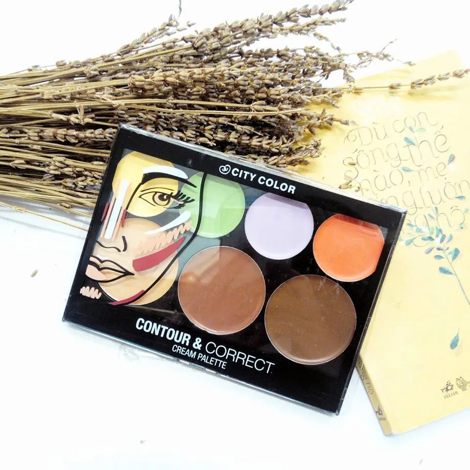 Bảng kem tạo khối CityColor Contour & Corrector 7 ô 32g