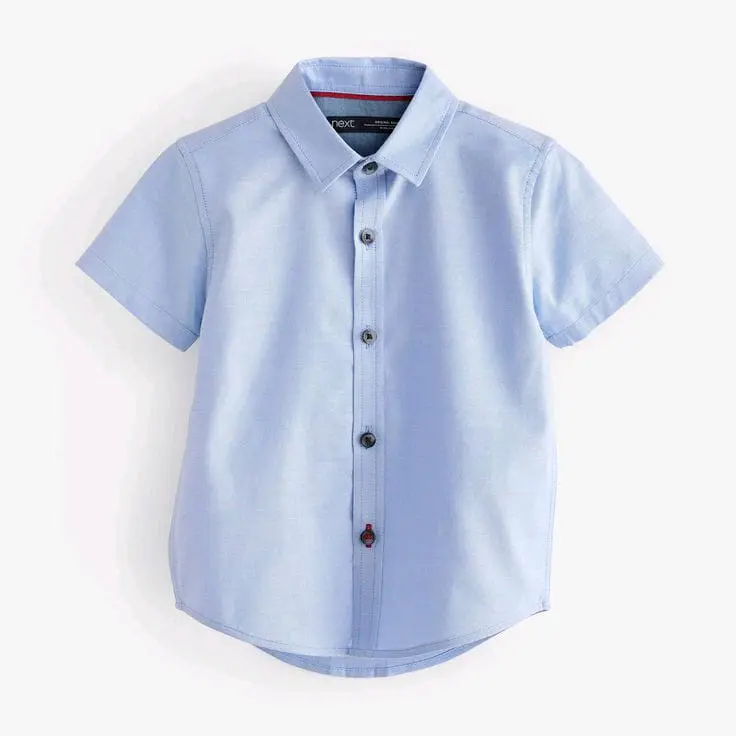 Atasan Anak Laki Laki Warna Putih Usia 2-9 Tahun Lengan Pendek Model Polos 1