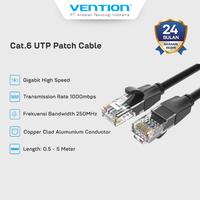 Gambar Vention Cable LAN RJ45 Cat 6.UTP Patch Gigabit Ethernet - IBE - BLACK, 2M dari Vention Mobile Acc Kota Administrasi Jakarta Utara 1 Tokopedia