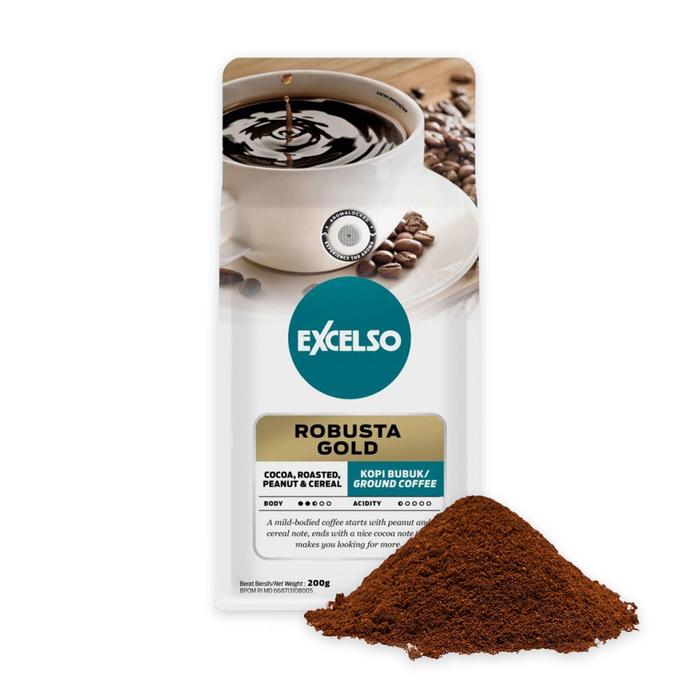 Gambar Excelso Kopi Robusta Gold Bubuk 200g - Robusta Gold Bubuk dari Excelso Store Kota Tangerang 4 Tokopedia