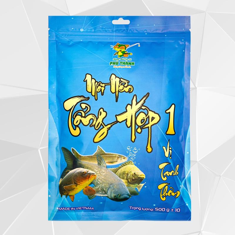 MỒI NỀN TỔNG HỢP 1 - chuyên dùng đi câu Cá Chép, Cá Trắm, Cá Trôi, Cá Mè, Rô Phi.