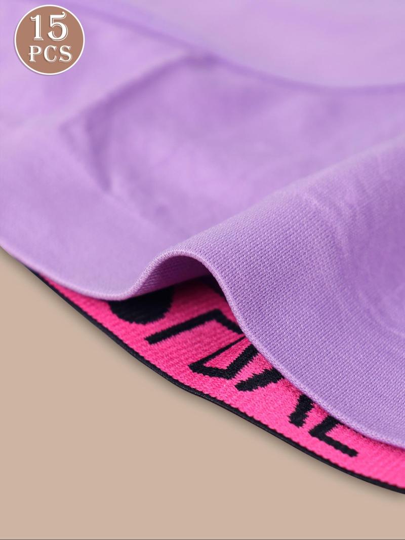 Product Introduction of Women's Heart Pattern Letter Tape Waist Cut Out Panty, Soft Comfy Breathable Panty for Daily Wear, Underwear for All Seasons 8