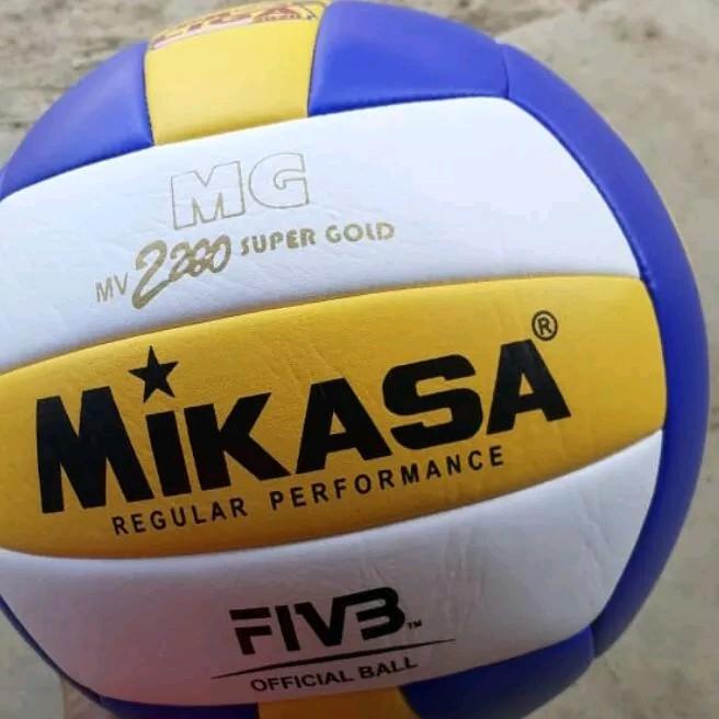 Bola Voli Mikasa MV2200 Super Gold Kualitas Premium - Gratis Pentil, Jaring, Pompa - Ball 7