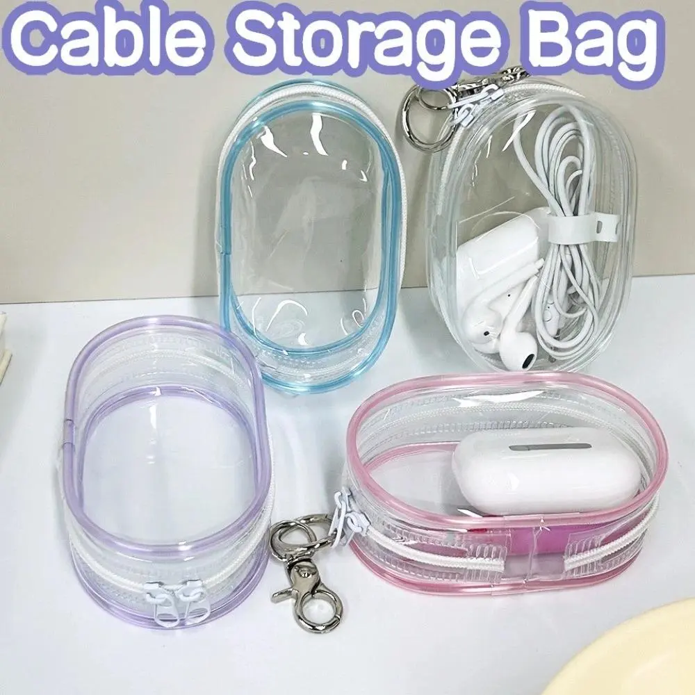 Clear Storage Bag Pouch Keychain Bag Storage Pouch Mystery Box Organizer Box Doll Bag Thicken Keychain Wallet Organizer Box