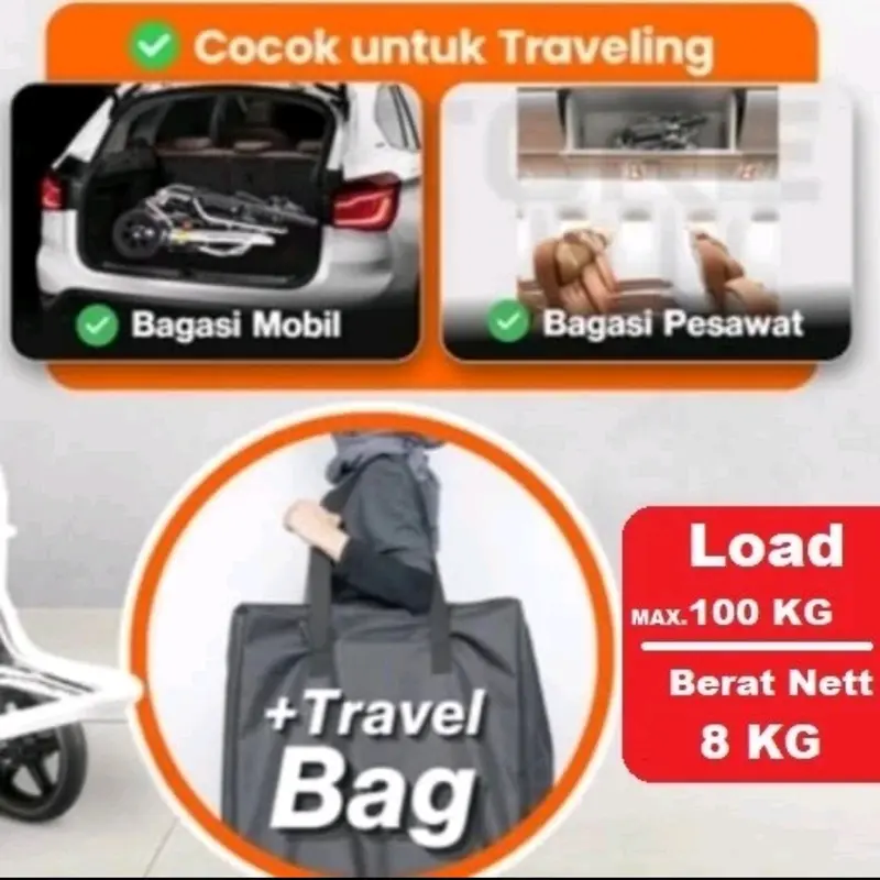 Korsiroda Travel Haji Umroh Gampang di Lipat & Super Enteng FC800 RMS Travelling Wheelchair 3