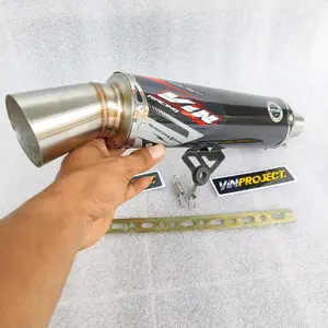 Slincer Knalpot Samlong original vin project inlet 38mm saringan full dan saringan bor boran slincer only Foto Motor Slincer knalpot Motorcycle