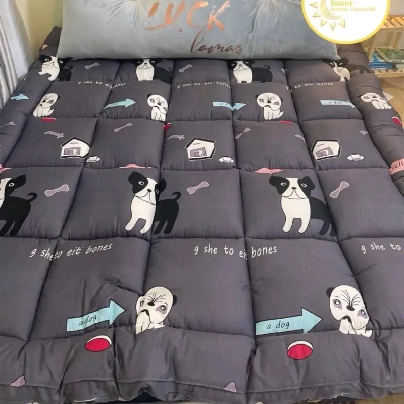 [ Tặng 1 đôi vỏ gối nằm ] Tổng hợp nệm topper , nệm dày 6-7 cm , trải sàn , trải giường, nằm êm ái 4
