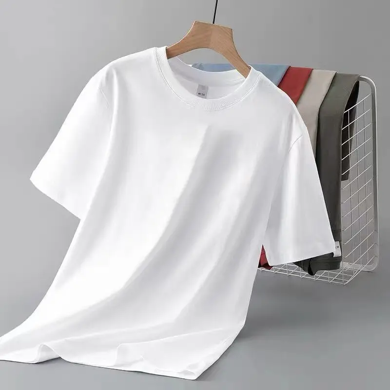 [Cod & ready stock] Summer new pure color all-matching T-shirt trendy Korean style neutral couple short sleeve T-shirt bottoming top
