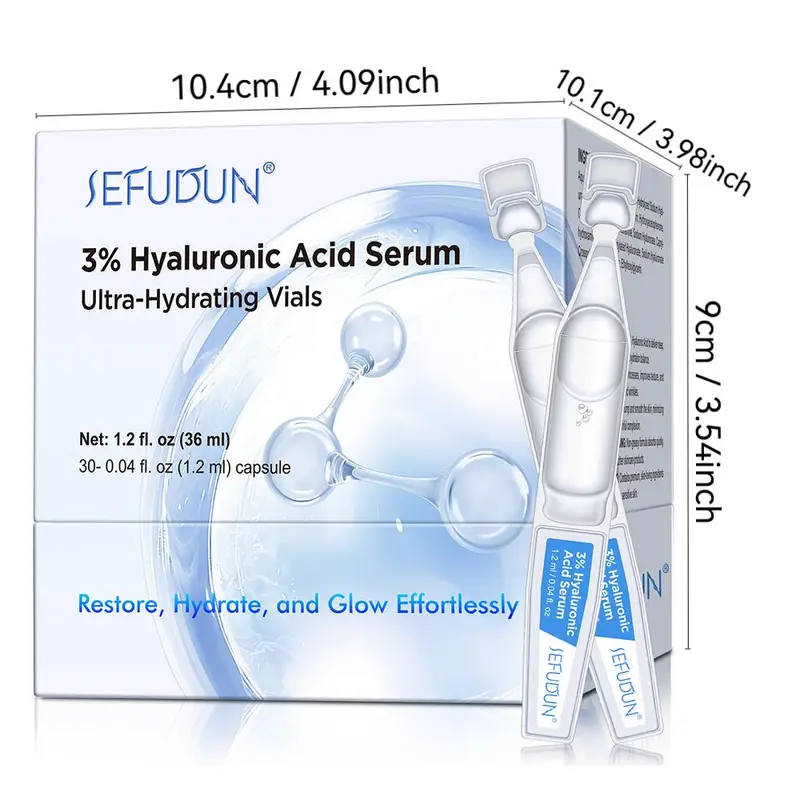 3% Hyaluronic Acid Serum, Moisturizing & Nourishing Skin Care Serum, Hydrating Skin Care Product for Women & Men 1