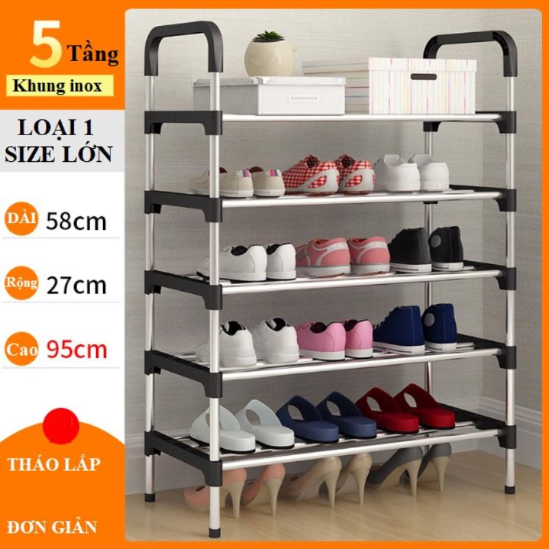 Kệ để giầy dép cao cấp đa năng - Kệ 5 tầng loại 1 hàng nhập khẩu - CHẮC CHẮN Kitchen Nhà Bếp
