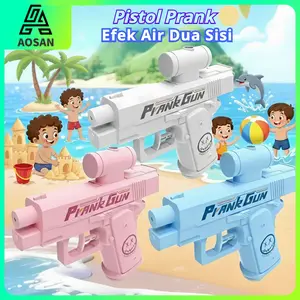 AOSAN Mainan Pistol Air Prank Dua Arah Bolak Balik Tembakan Air Lucu Water Gun Anak Kreatif Seru