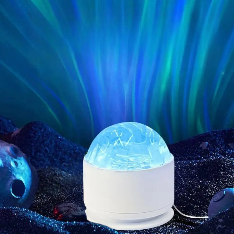 LED Starry Projection Lamp, USB Powered Northern Lights Ambient Light, Creative Gift, Bedroom Projector, Romantic Night Light, Novelty Lighting for Home