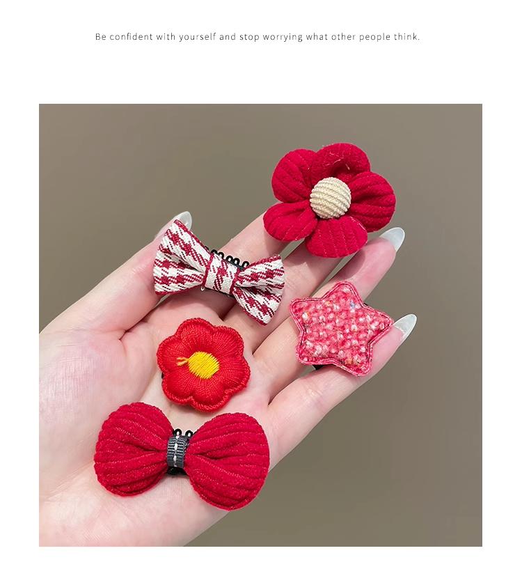 Product Introduction of Pet Bow Syamaru Ji Si Butterfly Teddy Cat Cartoon Cute Dog Cat Bangs Broken Hair BB Clip 7