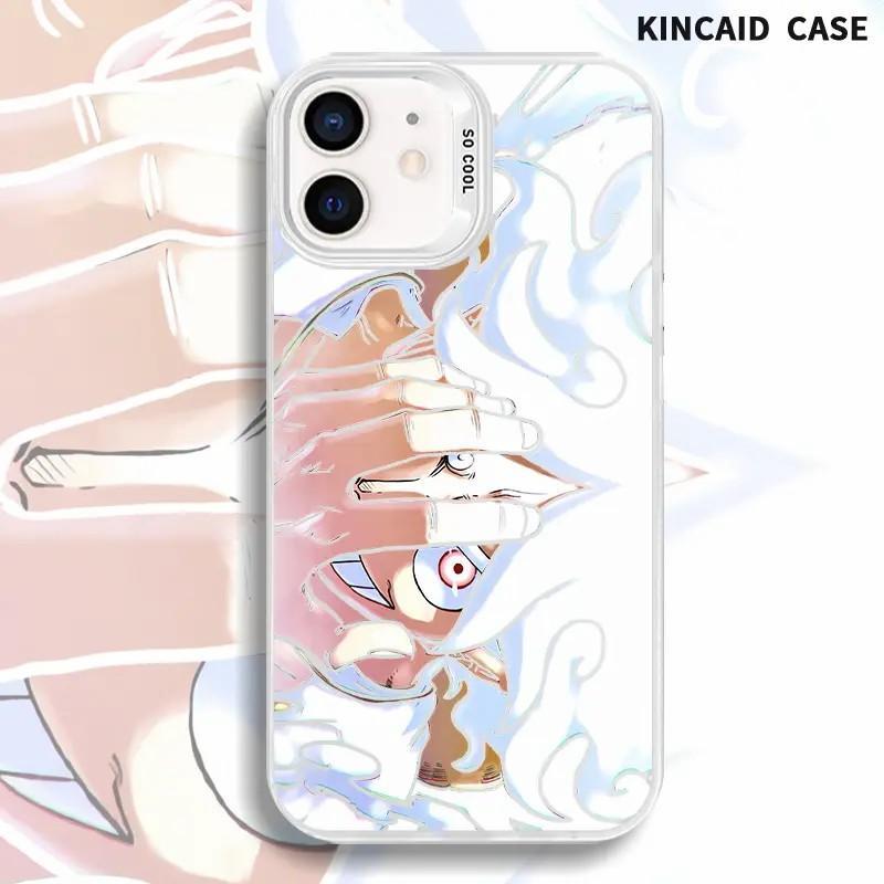 Berlaku untuk Silver White Case iPhone 13 Karakter kartun anime Penutup Penuh Perlindungan Penuh For Case iPhone 15 X XS MAX case iphone xr case iphone 11 12 Anti-fall casing iphone 14 Plus Pro Max case iphone 6 7 8 SE UPX030CYK 0