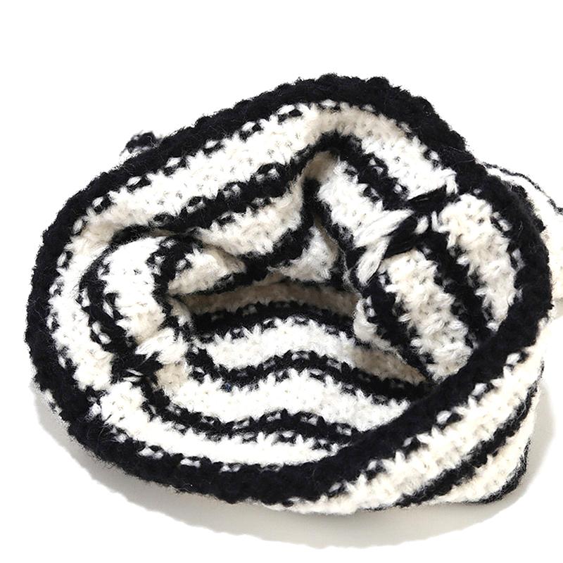 Product Introduction of New Japanese Streetwear Harajuku Beanie Little Devil Striped Knitted Hat Women Girls Autumn Winter Cute Cat Ears Cap 21