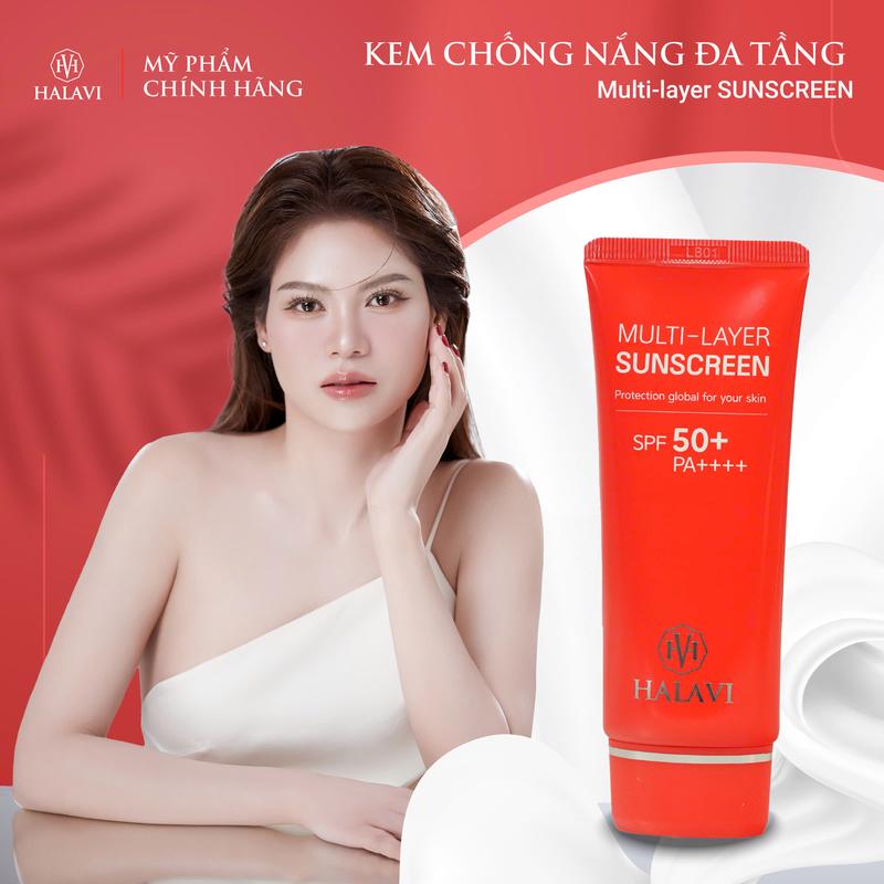 KEM CHỐNG NẮNG ĐA TẦNG HALAVI MULTI - LAYER SUNCREEN