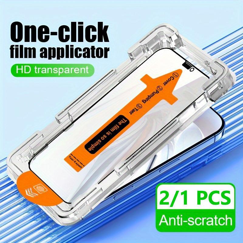 กระจกนิรภัย, ครอบคลุมเต็มรูปแบบ, ฟิล์มกันรอย HD, สำหรับ IQOO NEO 10 และ IQOO NEO 10 Pro, 1/2 ชิ้น, ใ