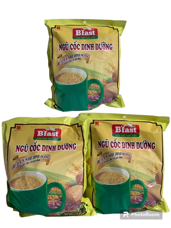 Combo 3 bịt Ngũ Cốc Dinh Dưỡng B’fast( 20 gói x 25gram) Hạt Ngũ Cốc Thức Ăn Granola Food 2