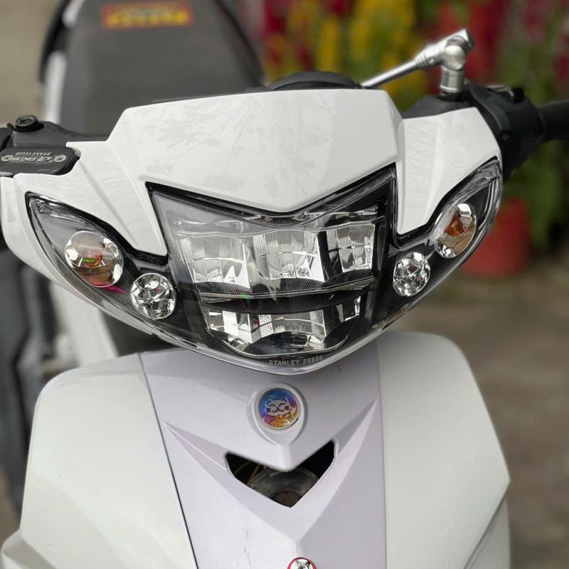 Đầu đèn 2 tầng Mod kiểu Zinpat lắp Sirius 50-110cc + TẶNG DEMI + TẶNG CHÂN H4