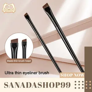 (ACC122) Kuas Alis Mata Brush Eyeliner Brush Makeup Alat Makeup Kecantikan Eyebrow Brush Bahan Bulu Sintetis Super Tipis