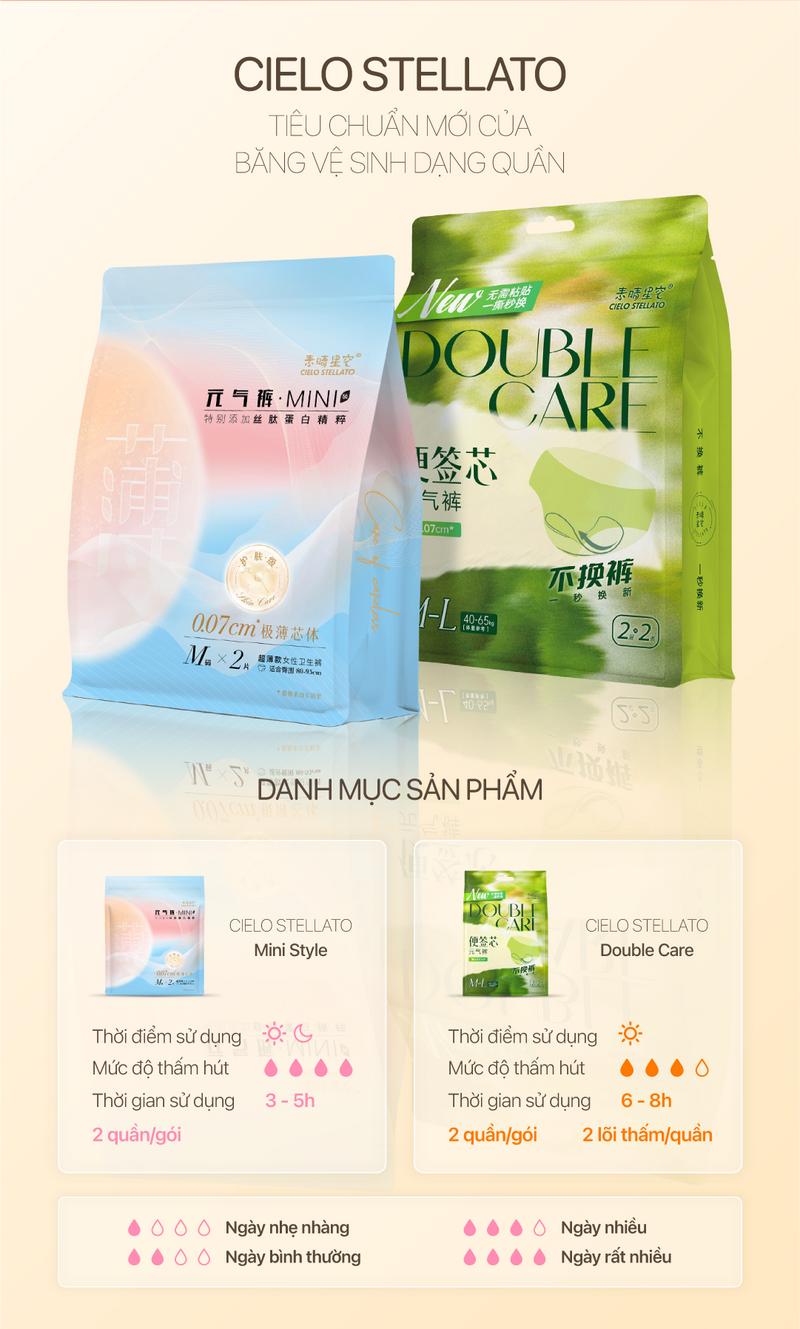Product Introduction of Combo 20 Băng Quần Vô hình Cielo Stellato siêu mỏng, chống tràn 360 11