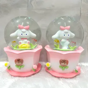 SNOWBALL BOLA MUSIK AIR CINNAMOROL FLOWER SIZE LARGE