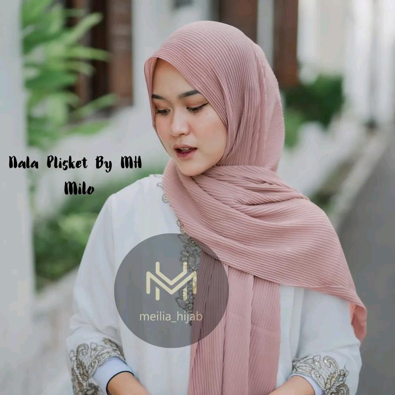 Nala Plisket (hijab pashmina Plisket premium by MH) 6