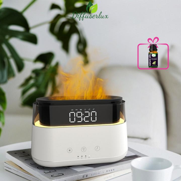 Máy Xông Tinh Dầu Kiêm Đồng Hồ Diffuserlux V29 Cao Cấp 180ml, Thích Hợp Trang Trí Phòng Khách, Phòng Ngủ