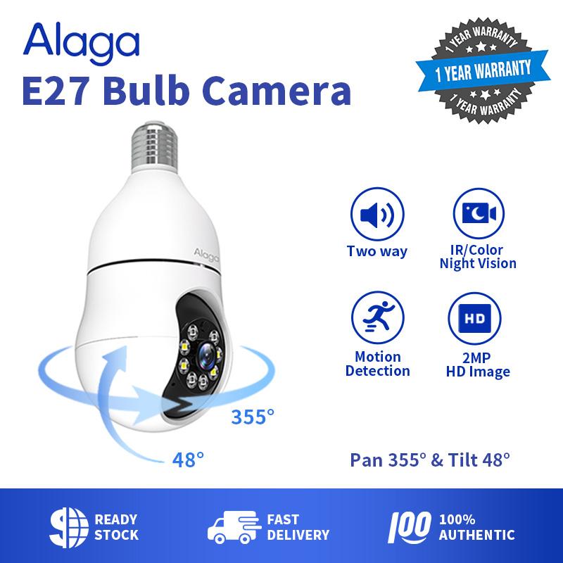 Alaga Night Vision 1080p CCTV,360°panoramic automatic tracking - TikTok ...