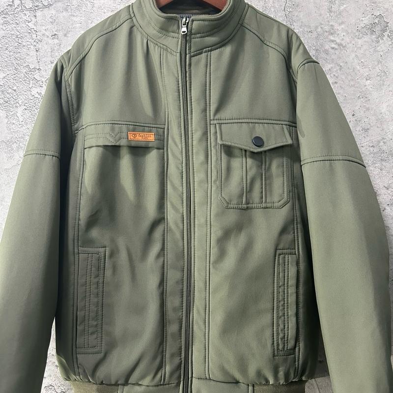 Áo khoác nam trung niên lót lông dành cho bố chất dày dặn ấm áp