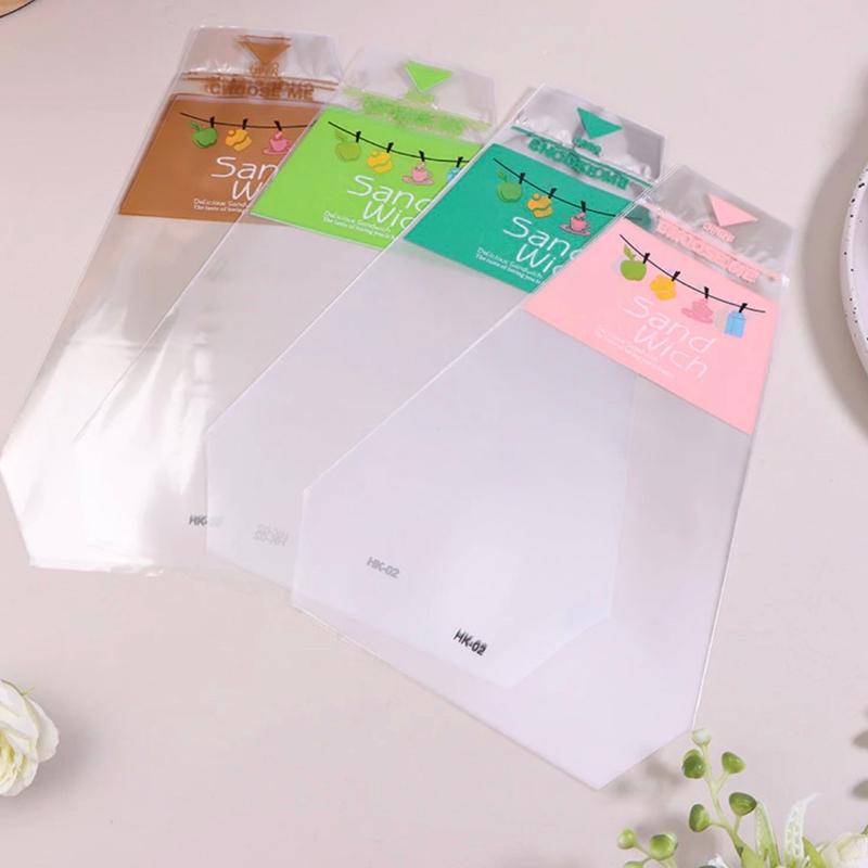 Túi sandwich nhiều mẫu size 7.5, túi đựng bánh mì sandwich set 98-100 túi