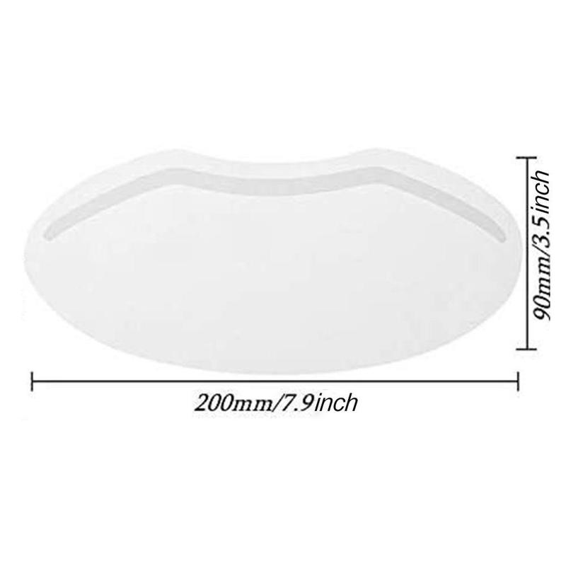 Product Introduction of Transparent Plastic Face Shield For Hair Salon, 10pcs Shower Face Eye Shields, Clear Visors Eye Protector Makeup Protective Eyebrow Shower Visor for Eyelash Extensions 1