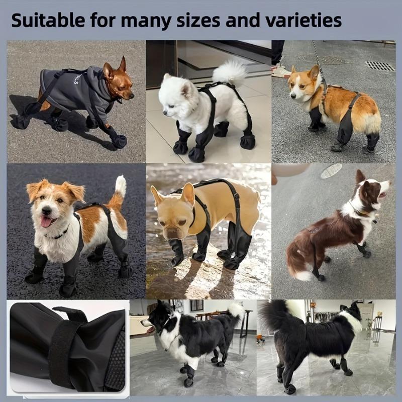 Waterproof Dog Shoes, 1 Count Non-slip Pet Shoes, Pet Paw Protector, Outdoor Dog Shoes, Dog Supplies for Outdoor Activities 6