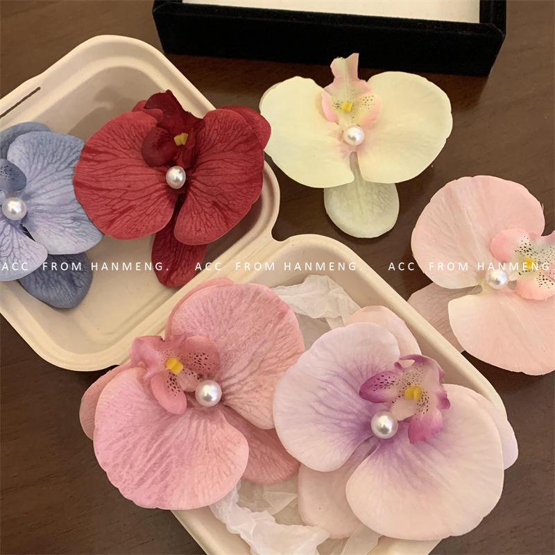 Product Introduction of Kẹp Tóc Phalaenopsis, Thiết Kế Hoa Màu Hồng Ngọt Ngào Kẹp Hàm, Hoa Nhân Tạo, cài tóc, Kẹp Bên, Kẹp Tóc Phong Lan, Đồ Trang Trí Tóc 0