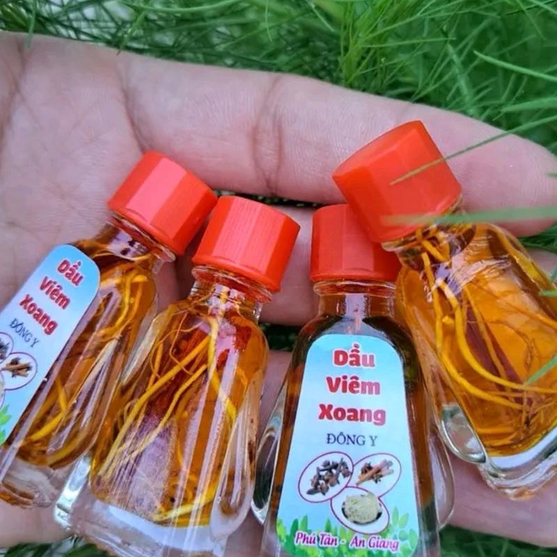 Combo 10 Dầu Viêm Xoang 3ML có rể thuốc thơm dịu như hình ( tem xanh )