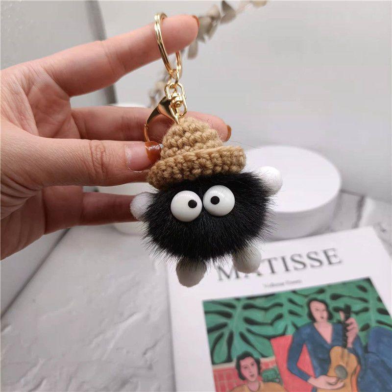 Cute Little Briquette Plush During Car Key Ring During Niche During Ins Bag During 2