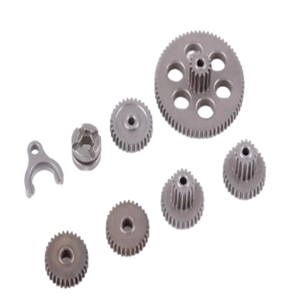 Bộ Phận Nâng Cấp Bánh Răng Điều Khiển Từ Xa 1 / 24, 8 Cái, Thép Cứng, Cho FMS FCX24 RC, Phụ Kiện Xe Hơi, Phụ Tùng Thay Thế