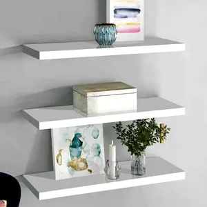 promo rak dinding melayang 3 susun  ukuran p 40 cm Bunga tahan lama Black rak  dinding