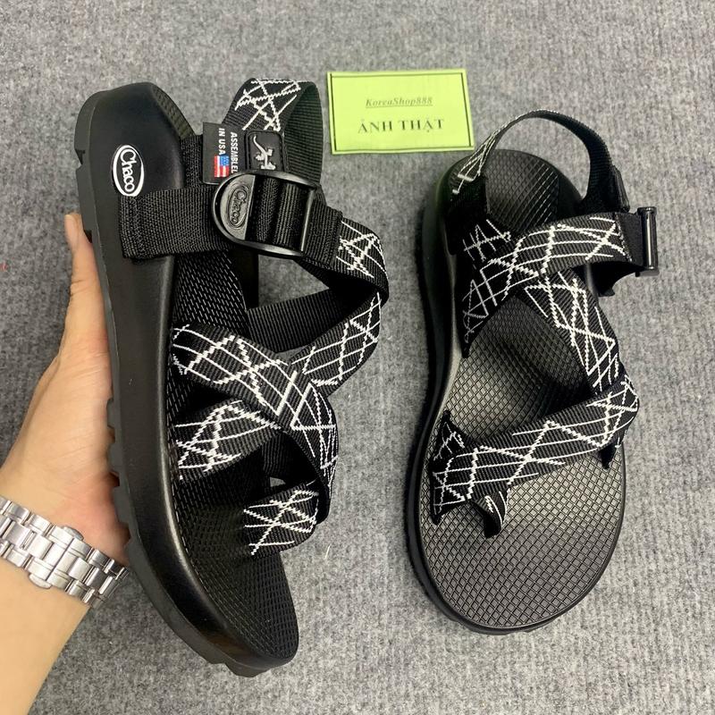 Dép Xăng Đan Nam Nữ Chaco Quai Dù Đế Không Nhăn Lún Mã D65 9