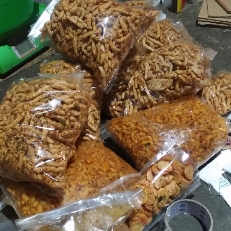 1kg - Basreng Viral Sultan / Pedas daun jeruk Baso Goreng Siduel snack Asin Cemilan Food 6