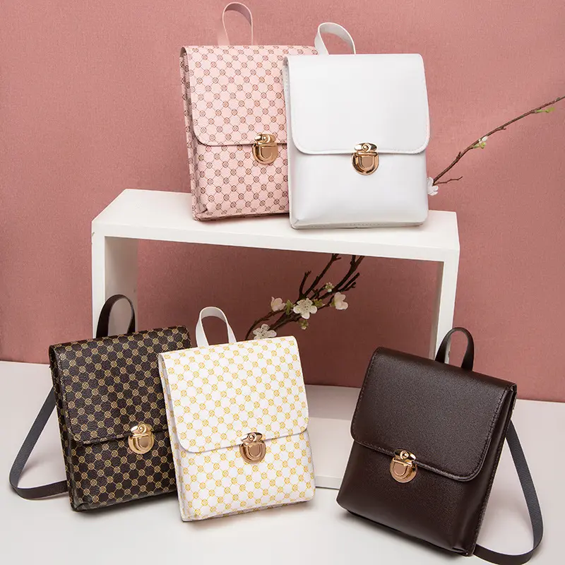 Women's Backpack Advanced Texture Bag Versatile Women's Printed Small Backpack Bags