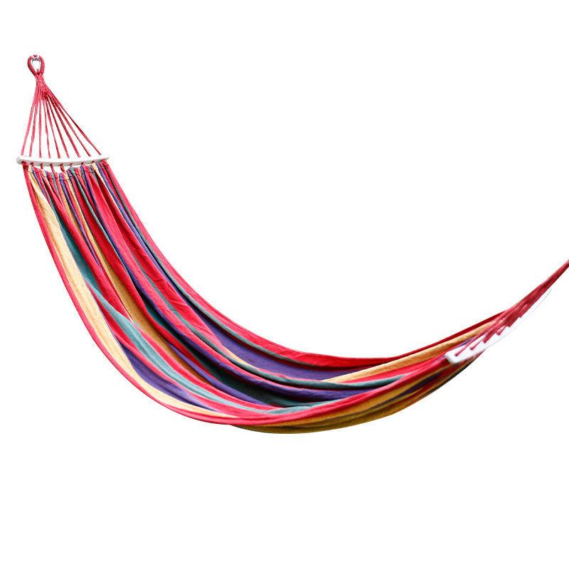 Hammock Outdoor Swing Outdoor Picnic Beach Indoor Anti-Flip Dormitory Adult and Children Glider Hanging Basket Removable and Washable 3