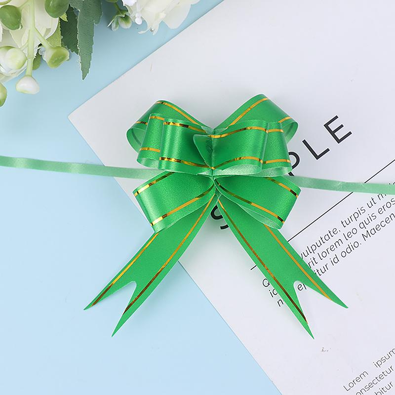 Product Introduction of 20 Pcs Ribbon Pull Bows Gift Knot Ribbon Wedding Gift Decoration Gift Wrapping Bows Packing Car Decor 36