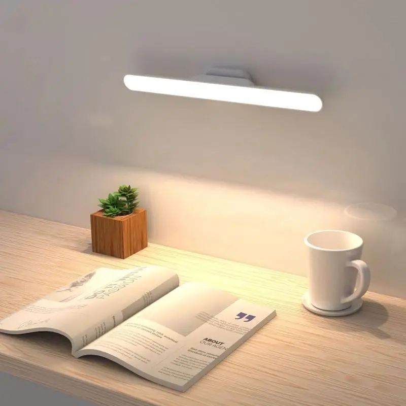 【Ba nhiệt độ màu/Điều khiển từ xa】Đèn Học Để Bàn Tích Điện Đèn Led Bàn Học Bảo Vệ Mắt 3 Chế Độ Sáng Gắn Phòng Ngủ Bàn Trang Điểm
