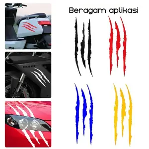 Stiker Mobil 3D LED: Motif Alis & Cakar Hantu, serta Strip Listrik Tahan Air untuk Modifikasi Mobil Modern & Anti Pecah