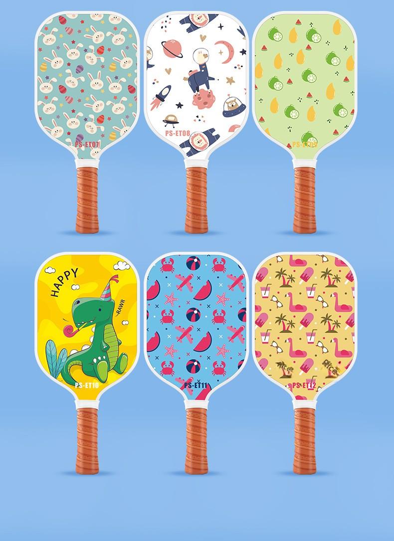 Product Introduction of Children's Gift Peak Racket Child Racket Fiberglass Carbon Fiber Pickleball Paddle Sports Gift 3