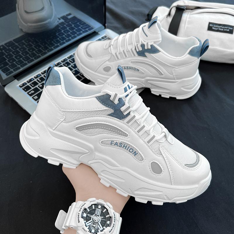 Giày thể thao nam HTMEN đế tăng chiều cao giày nam thời trang giày nam học sinh, phong cách cá tính hot trend 2024 HT K9 Sneaker Shoes Đế Bằng giay nam giay the giay nam giay tet giay