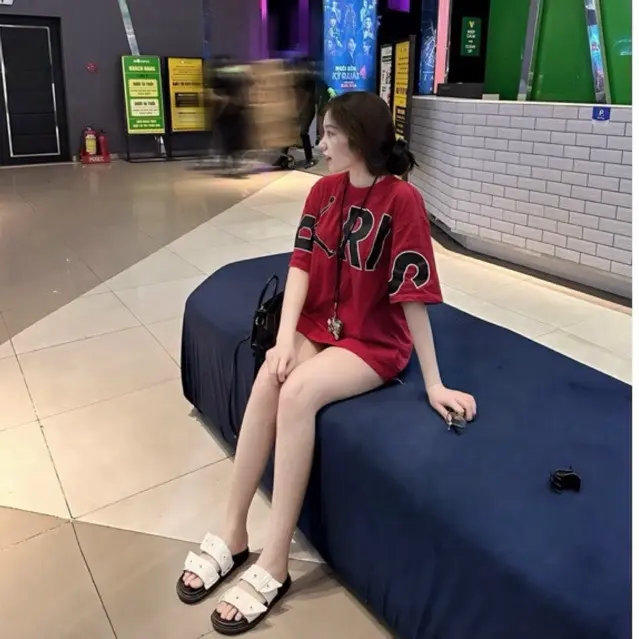 ￼Áo thun Paarris cotton 270gsm form rộng Unisex hottend Nữ Top