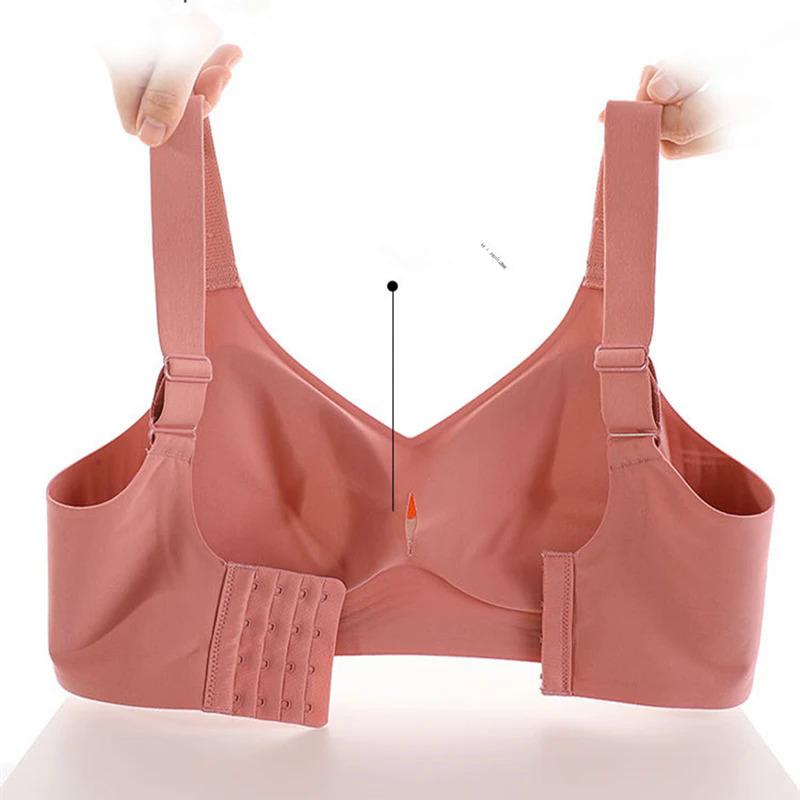 Product Introduction of Beautiful Back Large Size Soft Support Push-up Bra For Women, Seamless One-piece, Wire-free, Adjustable Sports Thin Bra 3